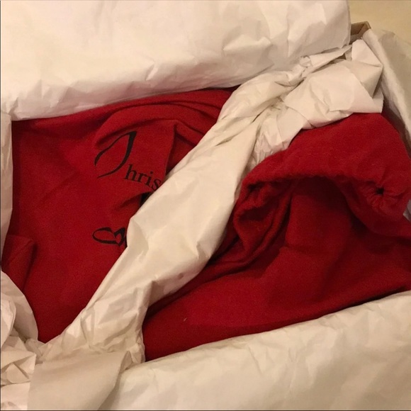 $1300 Christian Louboutin White Spikes - Picture 4 of 7